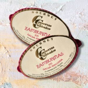 Zamburiñas guisadas en salsa Gallega - 2 latas - Conserva de Cambados