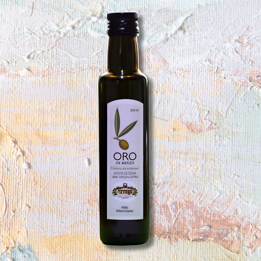 Aceite de oliva Virgen Extra Arbequina – Oro del Bierzo.