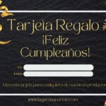 tarjeta regalo feliz cumpleaños