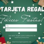 tarjeta regalo felices fiestas